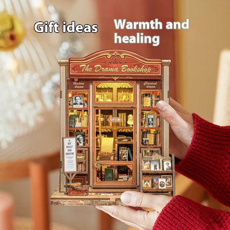 Miniverse Studio™ DIY Book Nook Kit | Drama Bookstore