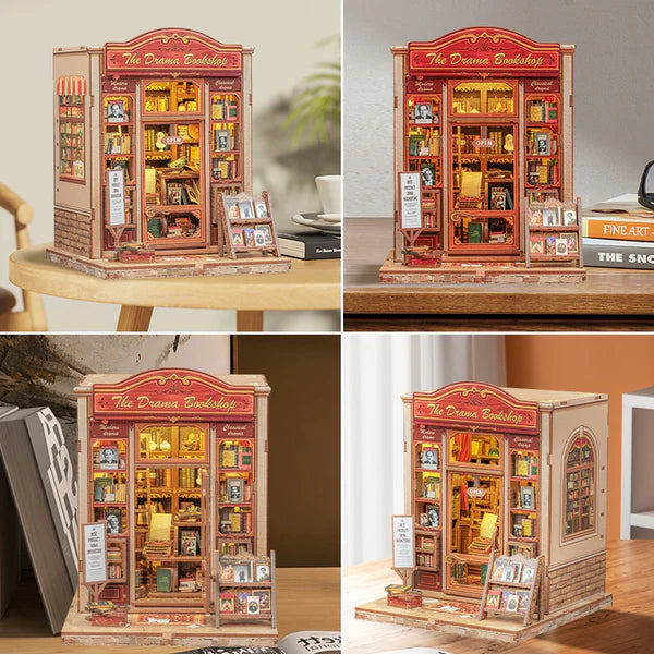 Miniverse Studio™ DIY Book Nook Kit | Drama Bookstore